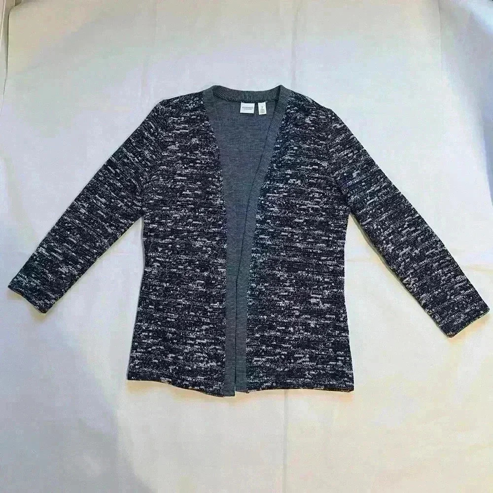 Weekends by‎ chicos oversized cardigans gray size 2